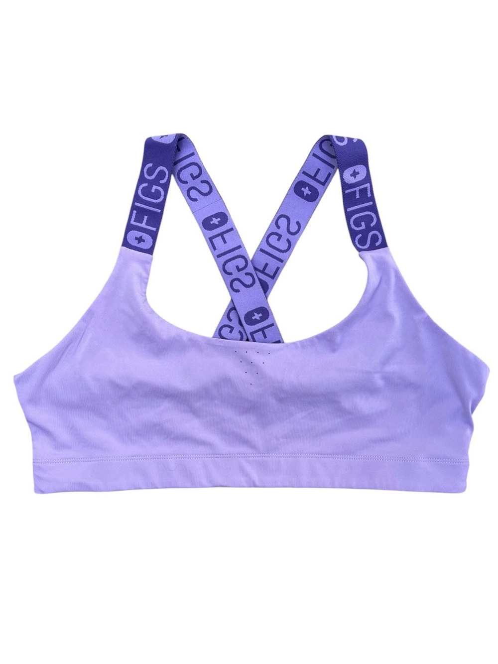 FIGS Lilac Purple Performance Underscrub Sports Bra Size XXL